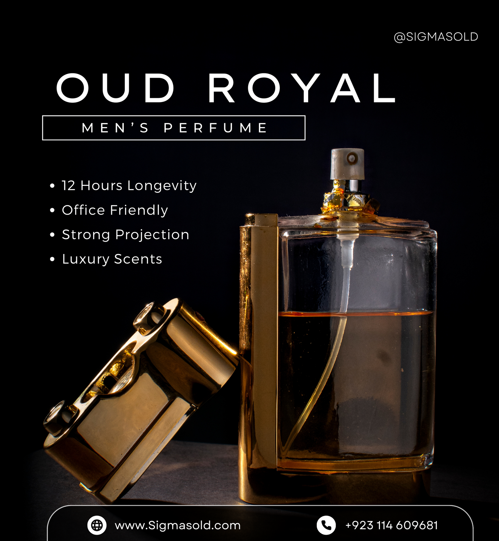 OUD ROYAL – Men’s  Perfume (Extrait de Parfum)